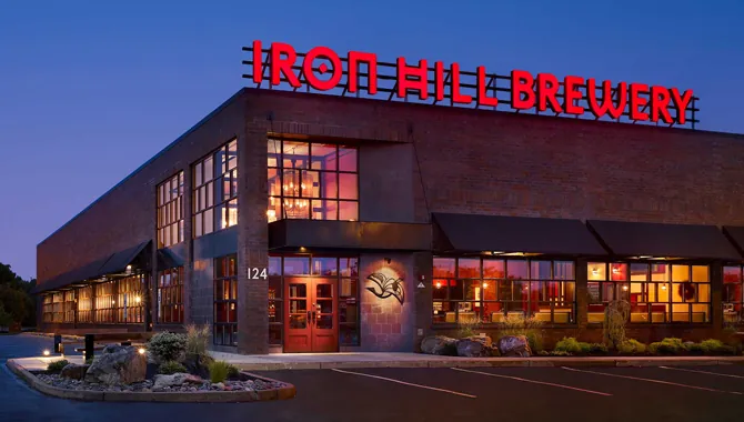 Inside an Iron Hill brewhouse